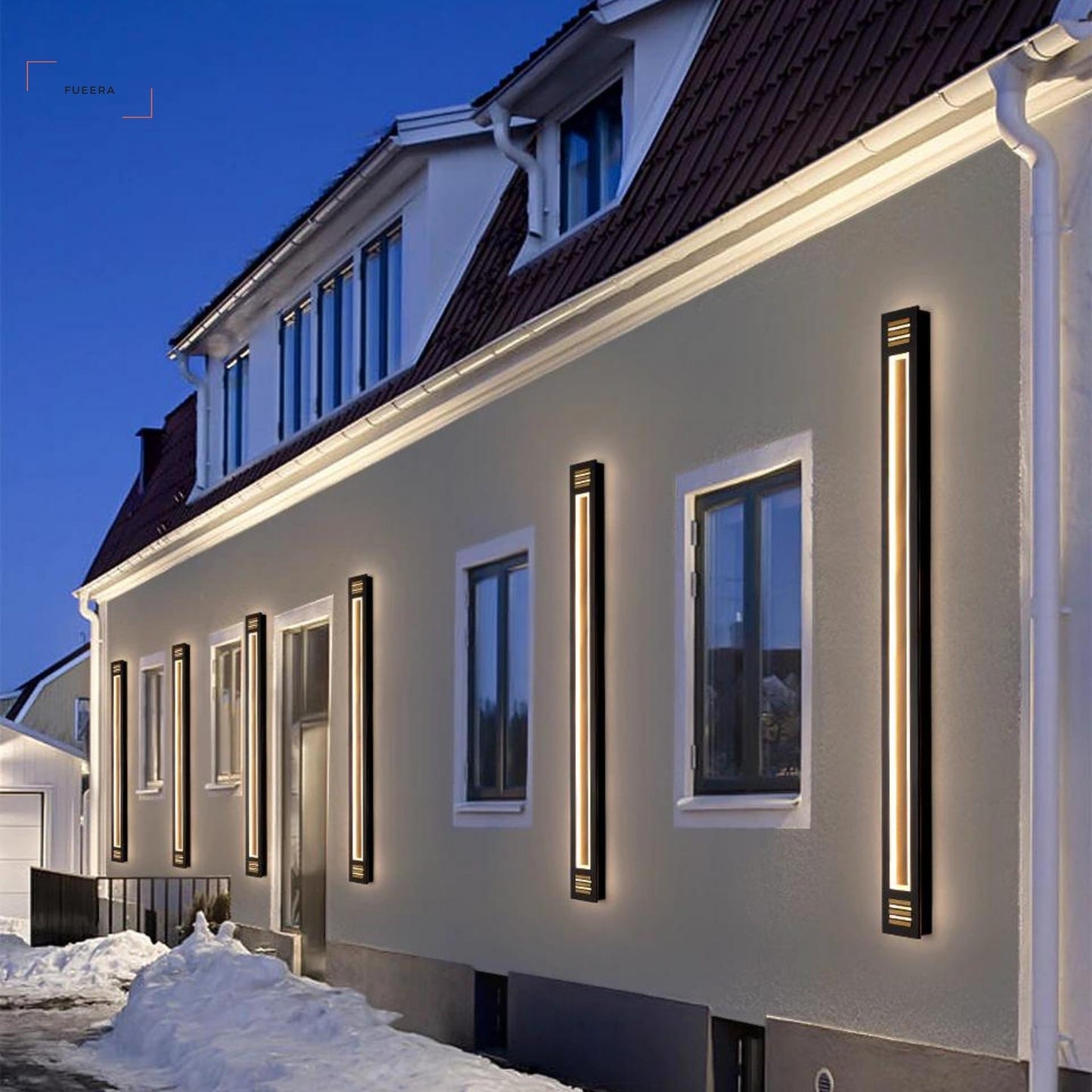Uniqe Long Outdoor Lighting LED Wall Lanterns