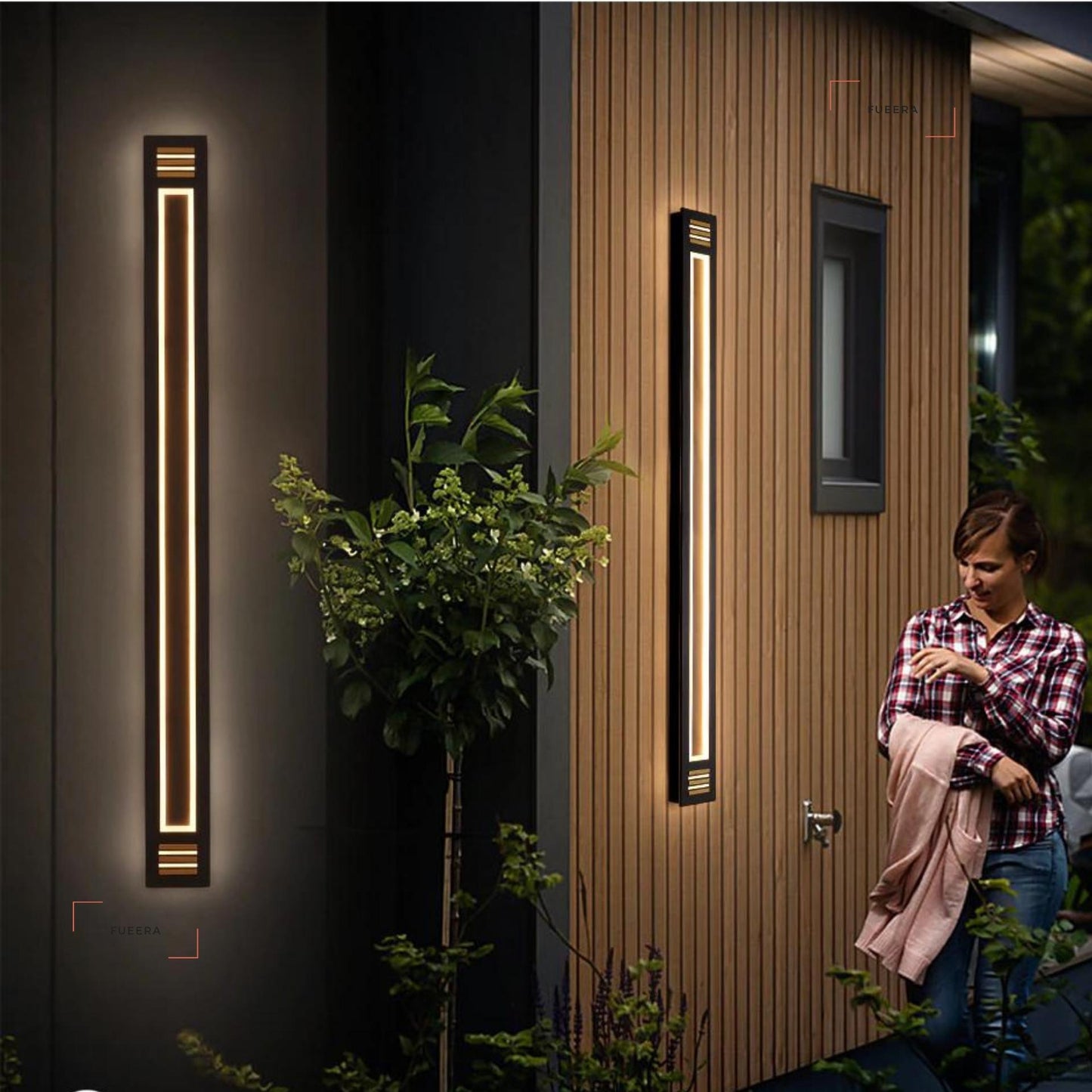 Uniqe Long Outdoor Lighting LED Wall Lanterns