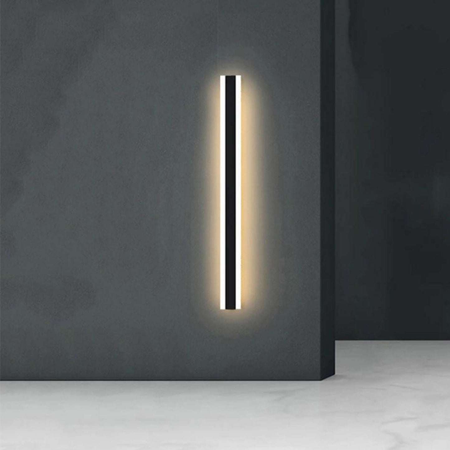 Modern Outdoor Long Strip LED Wall Lamp