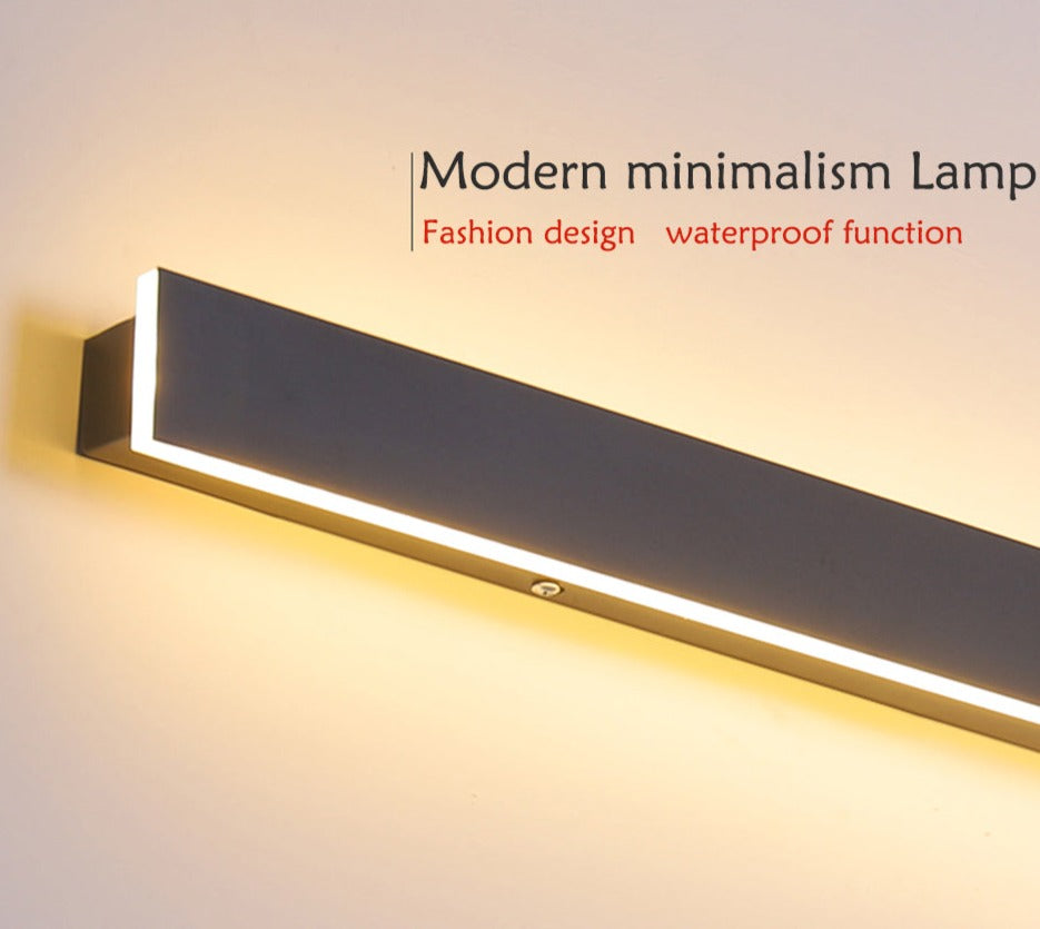 Modern Outdoor Long Wall Light
