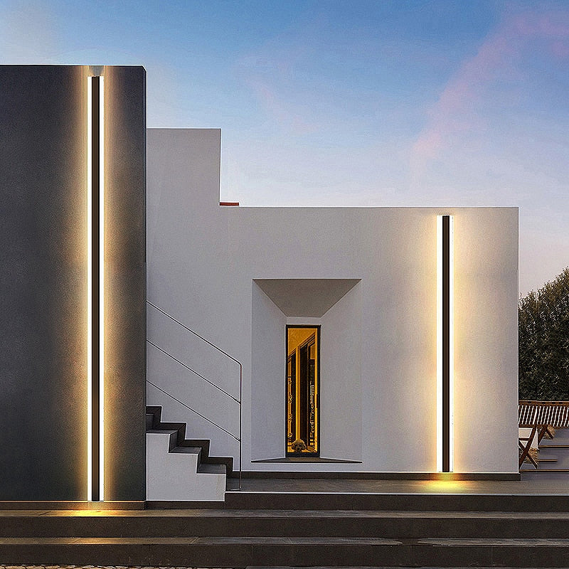 Modern Outdoor Long Strip LED Wall Lamp