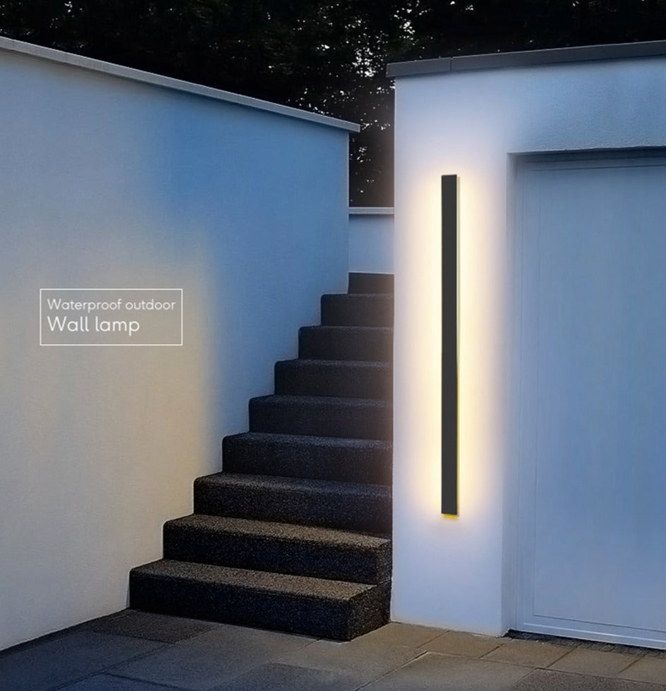Modern Outdoor Long Wall Light
