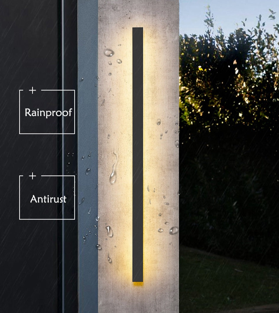 Modern Outdoor Long Wall Light