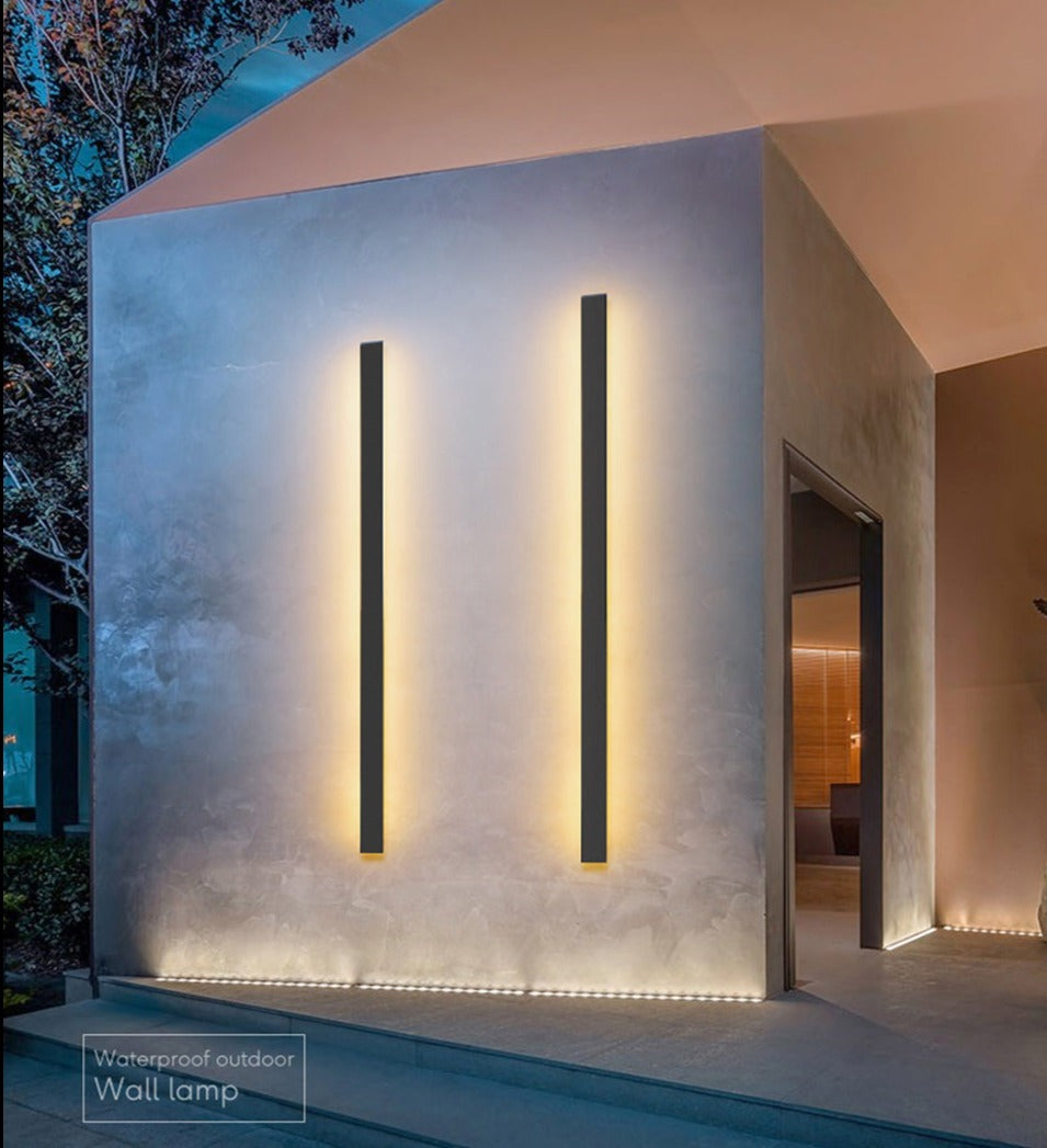 Modern Outdoor Long Wall Light