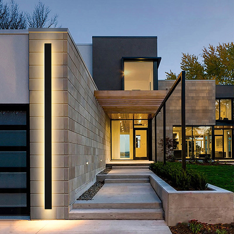 Modern Outdoor Long Wall Light