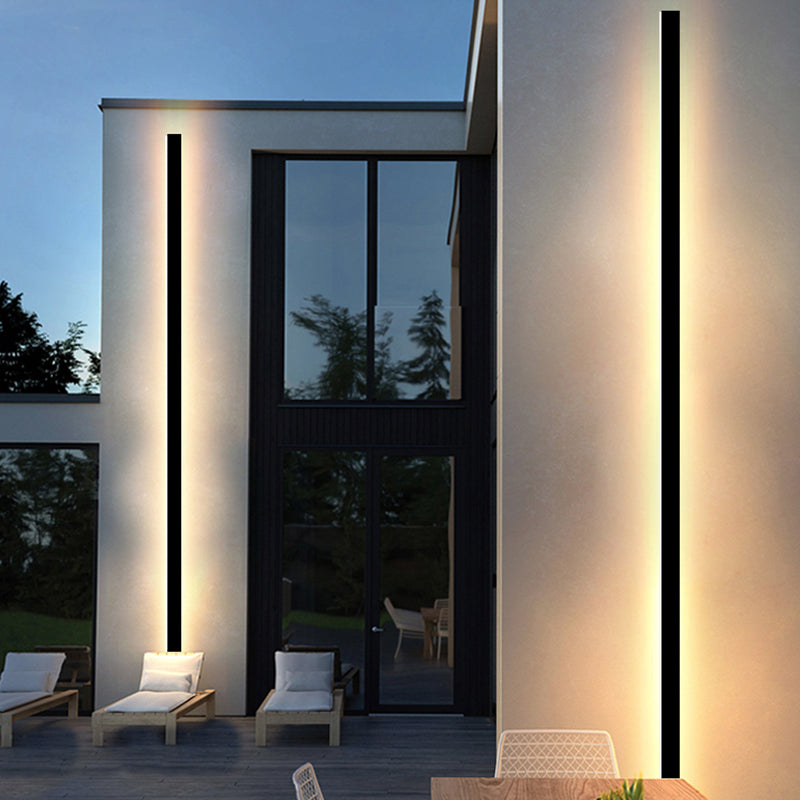 Modern Outdoor Long Wall Light