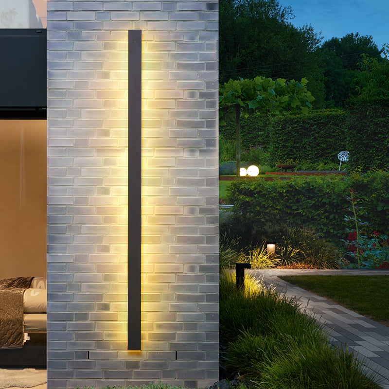 Modern Outdoor Long Wall Light