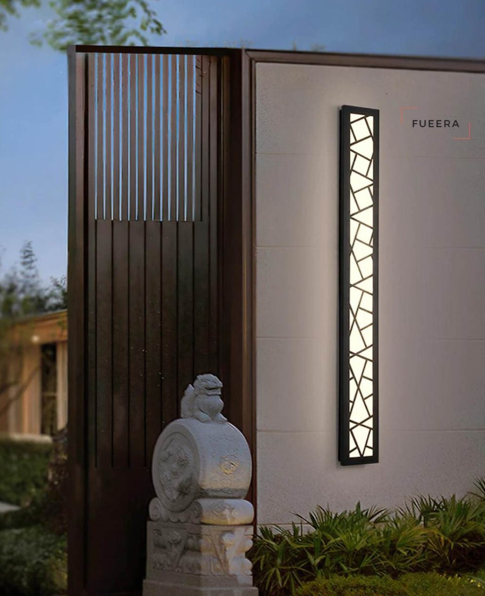 Modern Broken Glass Outdoor Wall Light