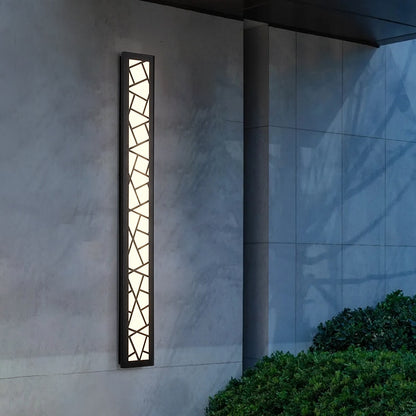 Modern Broken Glass Outdoor Wall Light