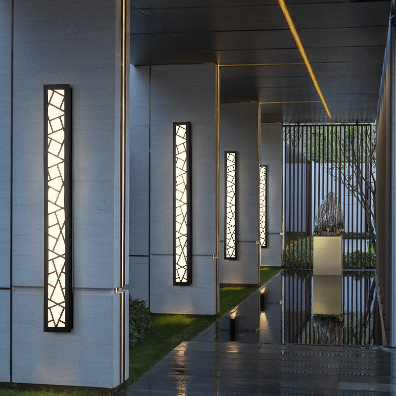 Modern Broken Glass Outdoor Wall Light
