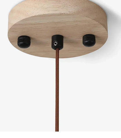 WABI SABI Travertine Round UFO Shaped Ceiling Light Natural Stone LED Pendant Lamps