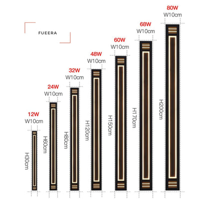 Uniqe Long Outdoor Lighting LED Wall Lanterns