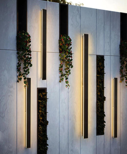 Modern Outdoor Long Wall Light