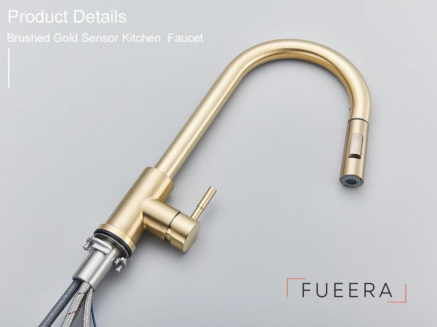 Modern Minimalist Kitchen Faucet Two Function Single Handle