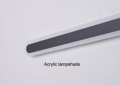 Round edge modern lonng outdoor wall lamp