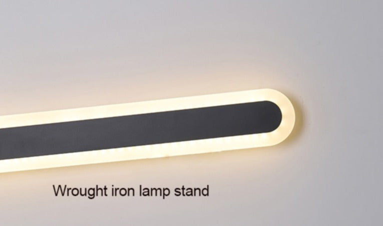 Round edge modern lonng outdoor wall lamp